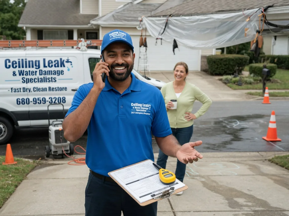 Ceiling Leak Cleanup North Pole, AK FAQs